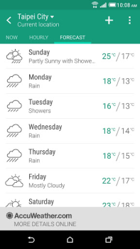 Baixar HTC Meteorologia Clima para Android captura de tela 3