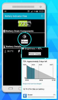 Baixar Indicador de bateria Ferramentas para Android captura de tela 2