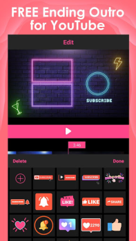 Baixar Intro Maker -video intro outro Editores e Reprodutores de Vídeo para Android captura de tela 5