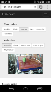 Baixar IP Webcam Editores e Reprodutores de Vídeo para Android captura de tela 3