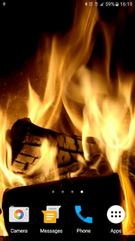 Baixar Fireplace Live Wallpaper Personalização para Android captura de tela 2