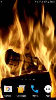 Baixar Fireplace Live Wallpaper Personalização para Android captura de tela 3