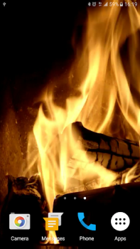 Baixar Fireplace Live Wallpaper Personalização para Android captura de tela 4