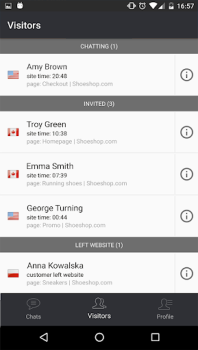 Baixar LiveChat Negócios para Android captura de tela 2