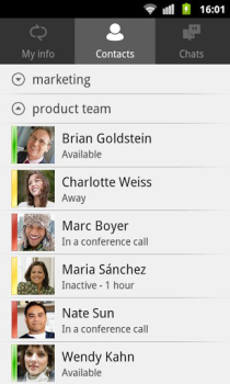 Baixar Lync 2010 Negócios para Android captura de tela 2
