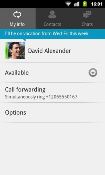 Baixar Lync 2010 Negócios para Android captura de tela 4