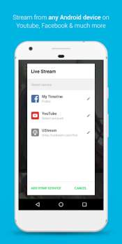 Baixar ManyCam - Easy live streaming Entretenimento para Android captura de tela 2