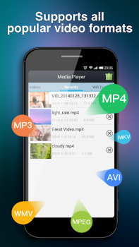 Baixar Reprodutor de mídia Editores e Reprodutores de Vídeo para Android captura de tela 2