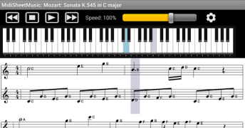 Baixar Midi Sheet Music Música e áudio para Android captura de tela 2