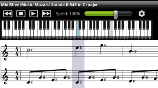 Baixar Midi Sheet Music Música e áudio para Android captura de tela 5