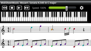 Baixar Midi Sheet Music Música e áudio para Android captura de tela 6