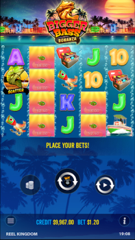 Baixar Bigger Bass Bonanza Slot Game Cassino para Android captura de tela 3