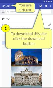 Baixar Offline Browser Contato para Android captura de tela 2