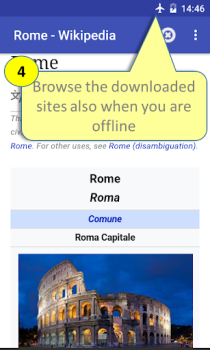 Baixar Offline Browser Contato para Android captura de tela 5
