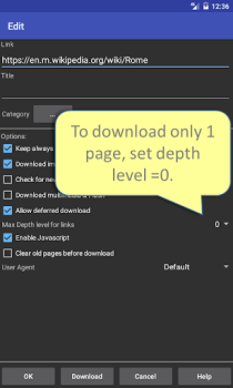 Baixar Offline Browser Contato para Android captura de tela 6