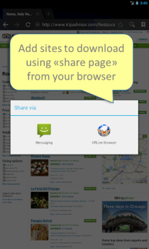 Baixar Offline Browser Contato para Android captura de tela 7