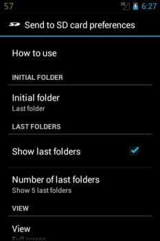 Baixar Send to SD card Ferramentas para Android captura de tela 3