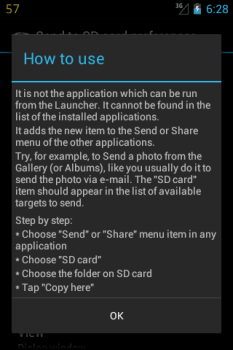 Baixar Send to SD card Ferramentas para Android captura de tela 4