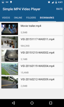 Baixar MP4 Video Player Simples Editores e Reprodutores de Vídeo para Android captura de tela 2