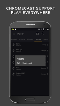 Baixar Pulsar Music Player Música e áudio para Android captura de tela 7