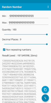 Baixar Random Number Ferramentas para Android captura de tela 4