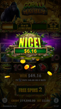 Baixar Gorilla Mayhem Slot Casino Cassino para Android captura de tela 3