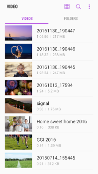 Baixar Samsung Video Library Editores e Reprodutores de Vídeo para Android captura de tela 2