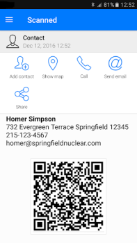 Leitor de código QR Scanner QR
