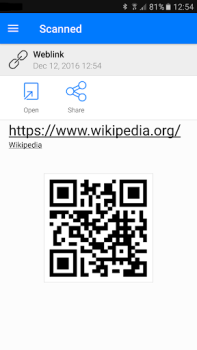 Leitor de código QR Scanner QR