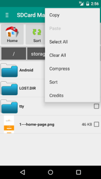 Baixar SD Card Manager (File Manager) Emprego para Android captura de tela 3