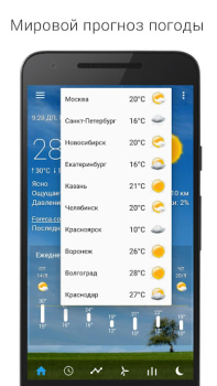 Baixar Sense Flip Clock & Weather Clima para Android captura de tela 6