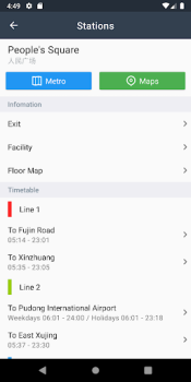 Baixar Metrô de Xangai Viagens para Android captura de tela 7