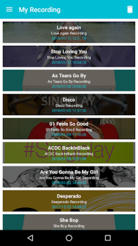 Baixar SingPlay MP3 Karaoke Recorder Música e áudio para Android captura de tela 6