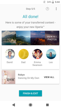 Baixar (versão antiga) Xperia Transfer Mobile Personalização para Android captura de tela 6