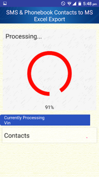 Baixar Save Phonebook & SMS to Excel Ferramentas para Android captura de tela 2