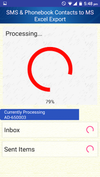 Baixar Save Phonebook & SMS to Excel Ferramentas para Android captura de tela 5