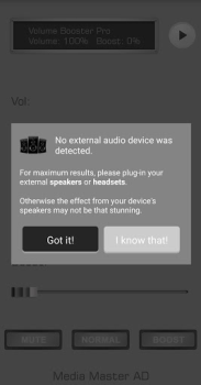 Baixar Volume Booster Pro Música e áudio para Android captura de tela 7