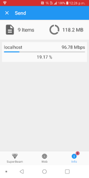 Baixar SuperBeam | WiFi Direct Share Contato para Android captura de tela 6