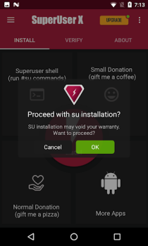 Baixar Superuser X Free Root Negócios para Android captura de tela 3