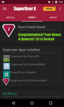 Baixar Superuser X Free Root Negócios para Android captura de tela 4