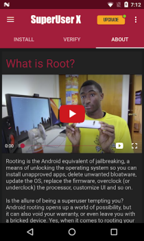 Baixar Superuser X Free Root Negócios para Android captura de tela 5