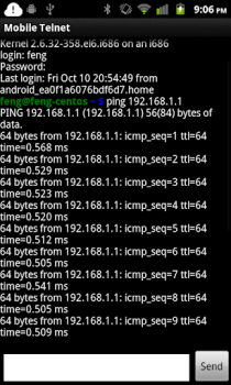 Baixar Mobile Telnet Contato para Android captura de tela 2