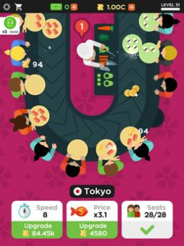 Baixar Sushi Bar Idle Simuladores para Android captura de tela 6