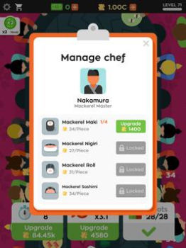 Baixar Sushi Bar Idle Simuladores para Android captura de tela 7