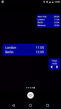 Baixar Relógio Mundial & Widget Emprego para Android captura de tela 2