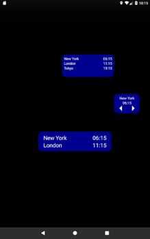 Baixar Relógio Mundial & Widget Emprego para Android captura de tela 4
