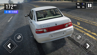 Baixar VAZ 2110 Russian Car Driving Simuladores para Android captura de tela 2