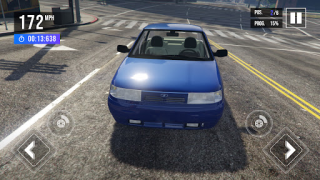 Baixar VAZ 2110 Russian Car Driving Simuladores para Android captura de tela 4