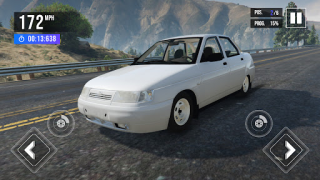 Baixar VAZ 2110 Russian Car Driving Simuladores para Android captura de tela 5