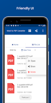 Baixar Word to PDF Converter Ferramentas para Android captura de tela 4